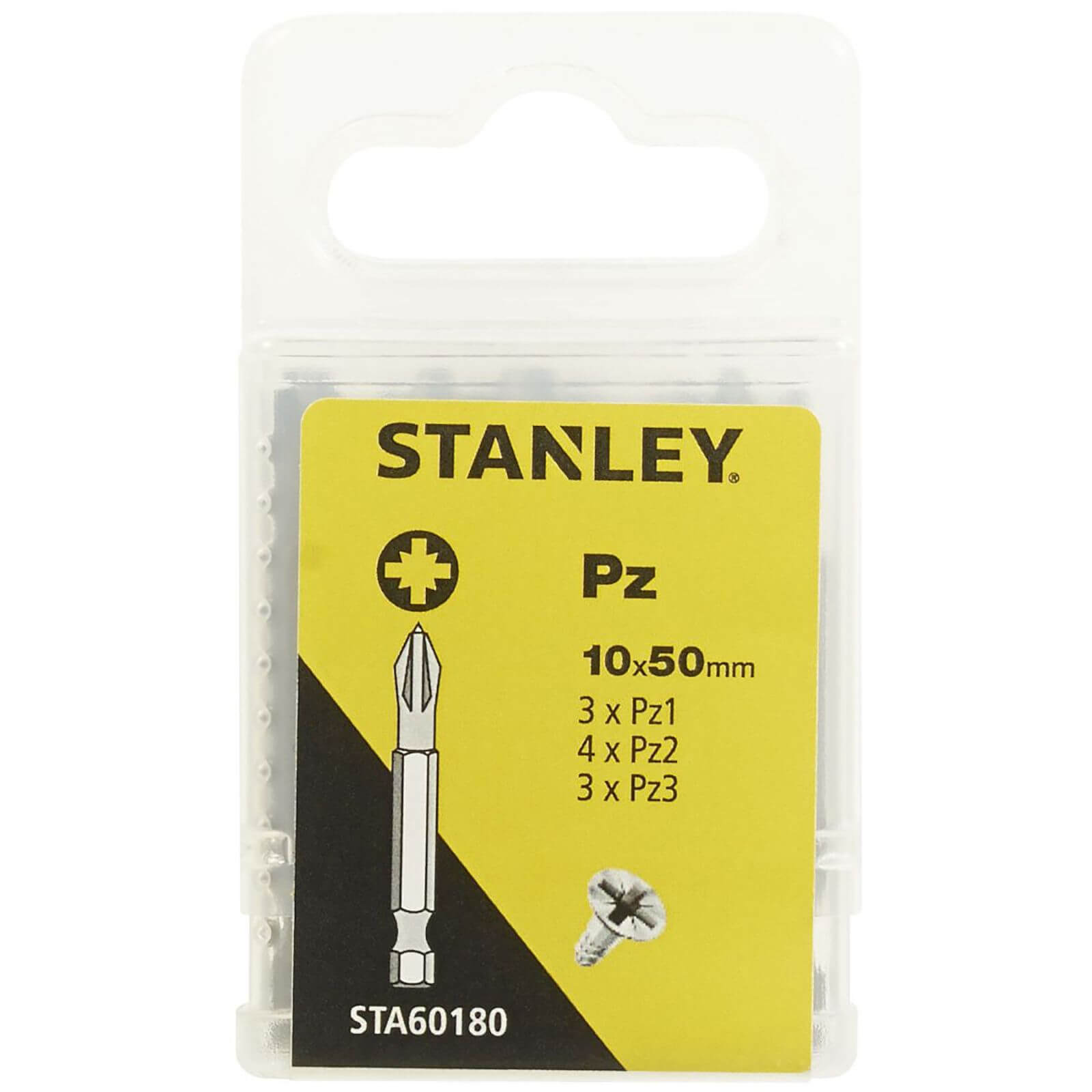 Stanley Fatmax 10Pc Mixed Pozi 50mm - STA60180-XJ