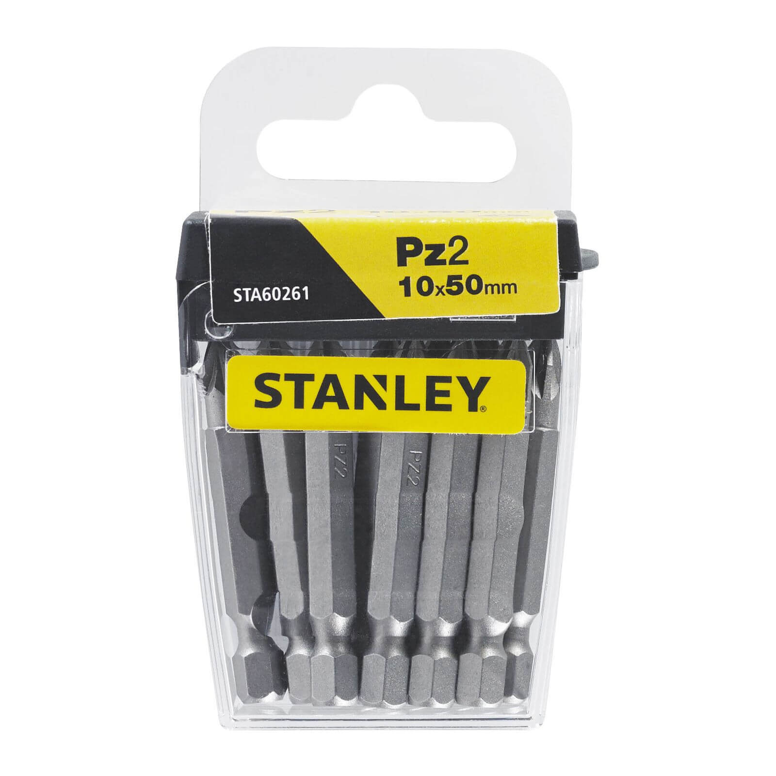 Stanley Fatmax 10x Pz2 50mm Tic-Tac Screwdriver Bit Box - STA60261-XJ