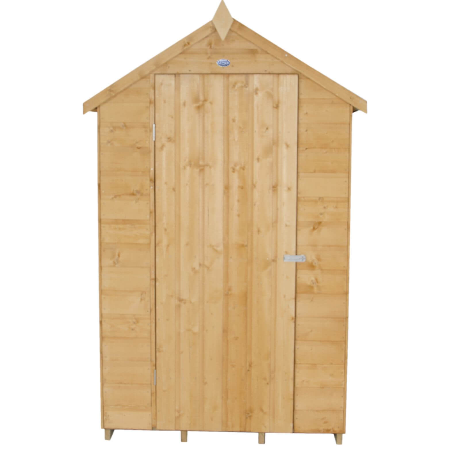 6x4ft Forest Golden Brown Shiplap Apex Wooden Shed