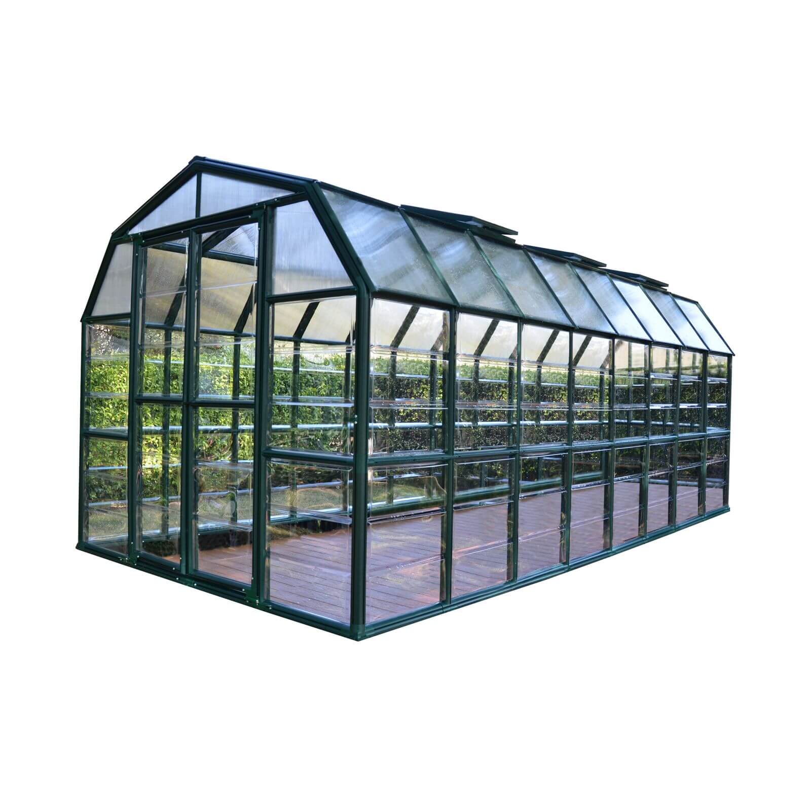 Palram 8 x 16ft Canopia Grand Gardener Greenhouse - Green