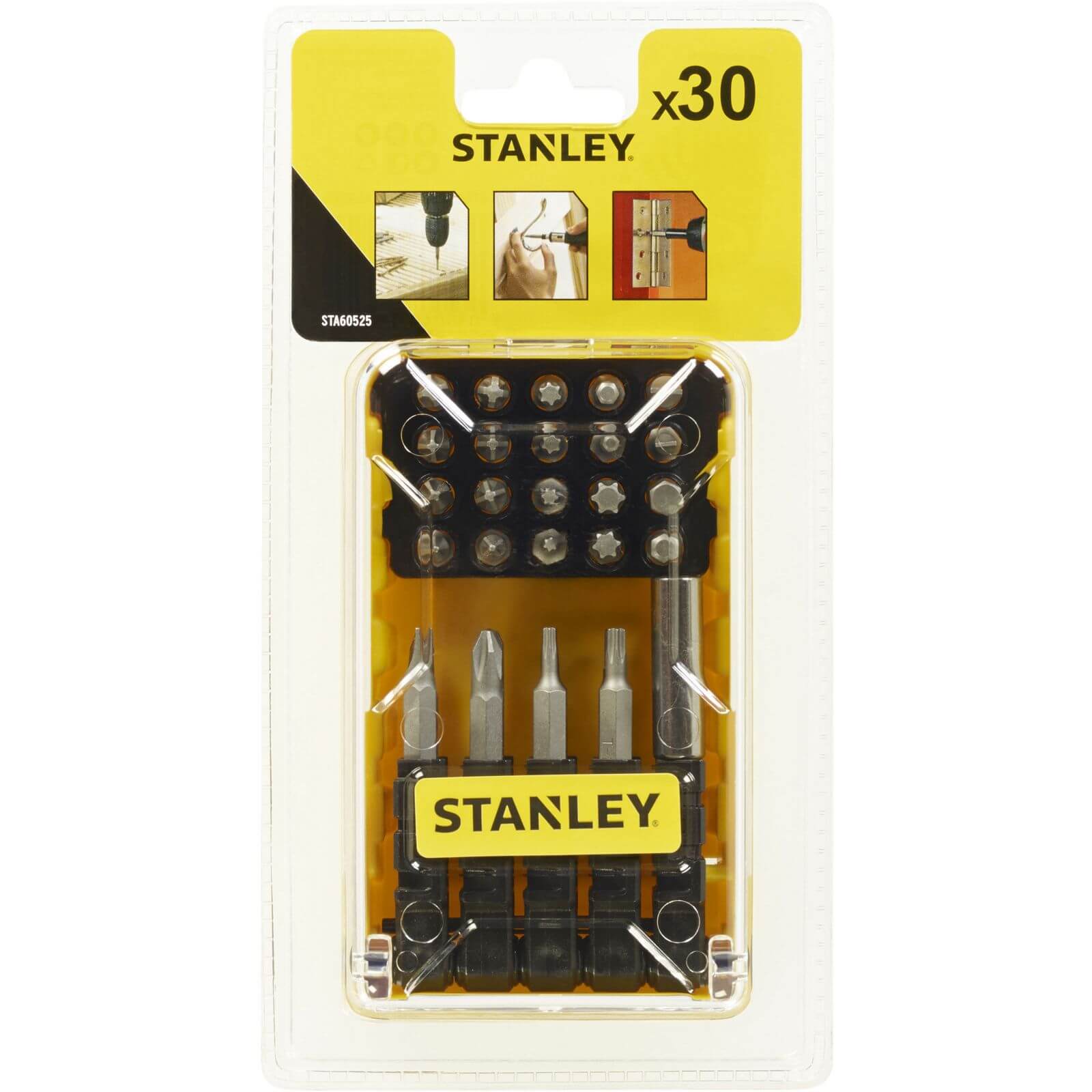 Stanley 30Pc Screwdriver Bit Fan Set - STA60525-XJ