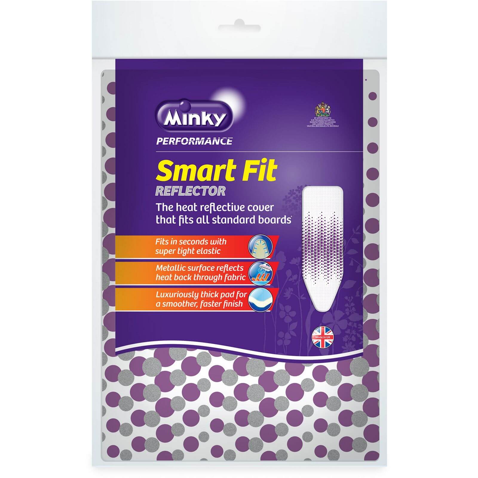 Minky Smart Fit Reflector Ironing Board Cover
