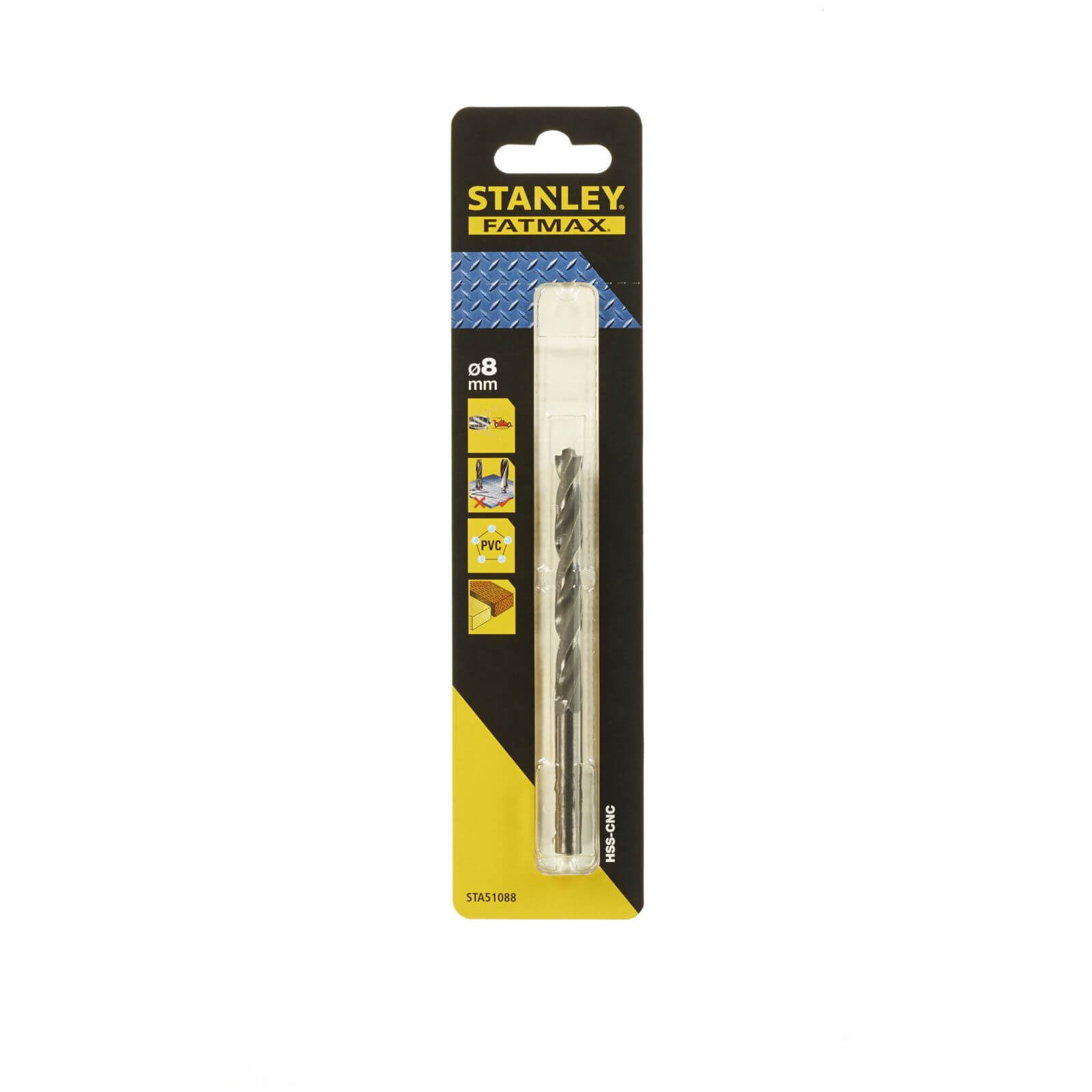 Stanley Fatmax Bullet Metal Drill Bit 8mm - STA51088-QZ