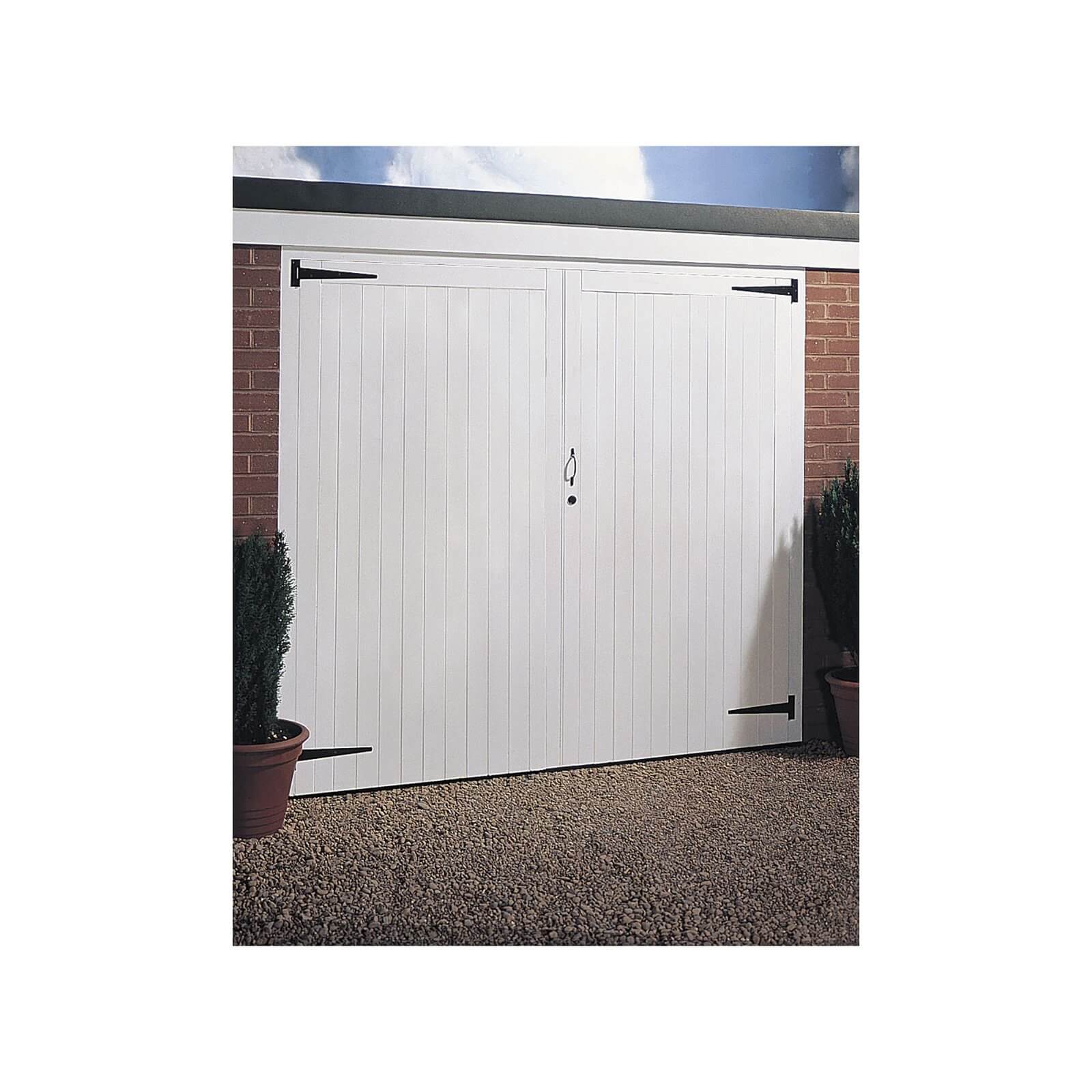 Timber Side Hung Garage Door - 981mm Wide & 2134mm High