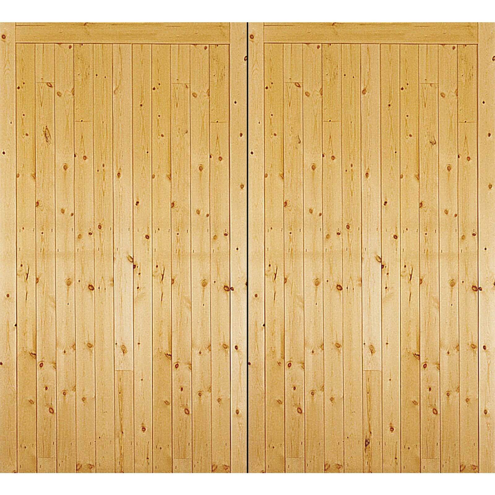 Timber Side Hung Garage Door - 981mm Wide & 2134mm High