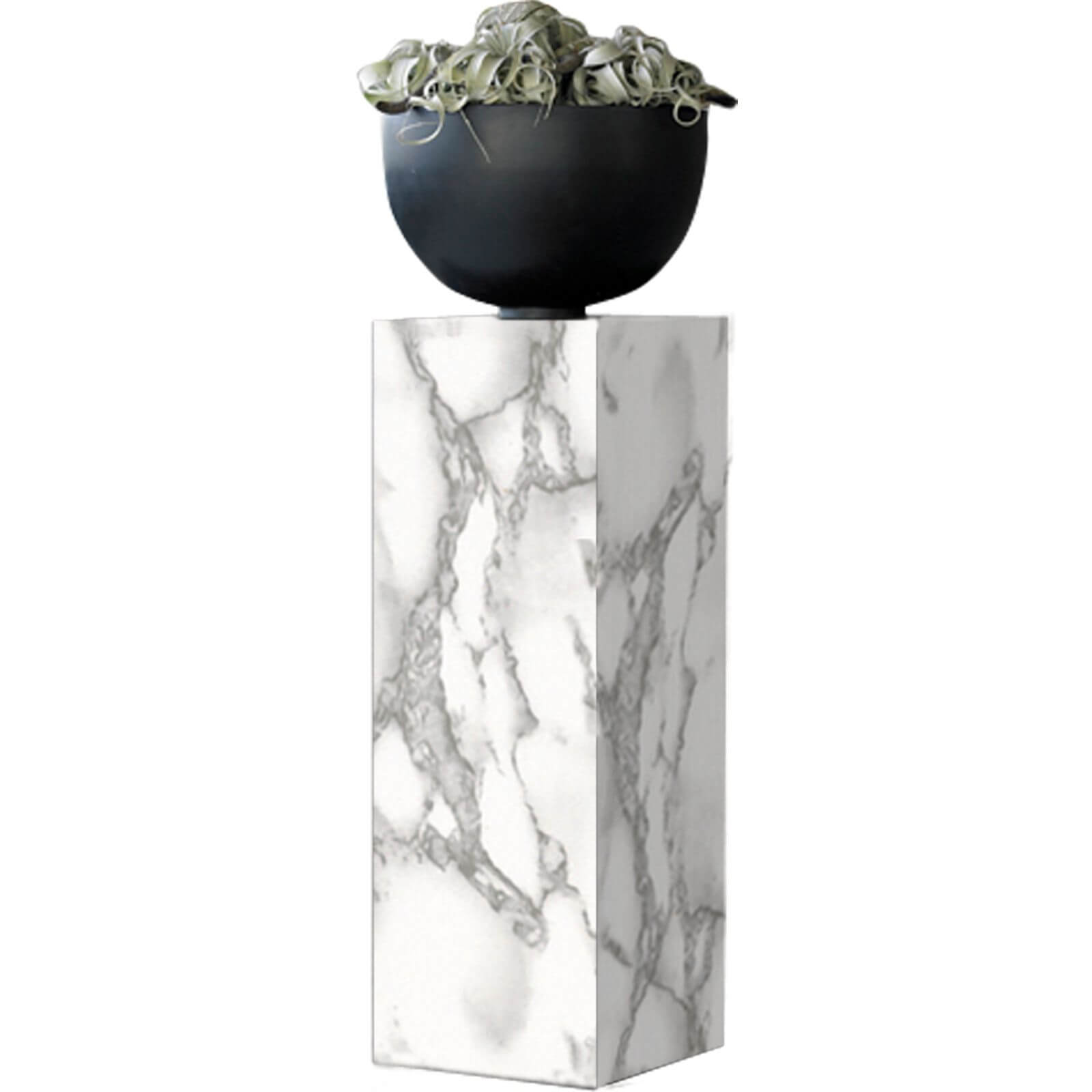 Fablon Sticky Back Plastic - Marble Grey and Blue - 675mm x 2m