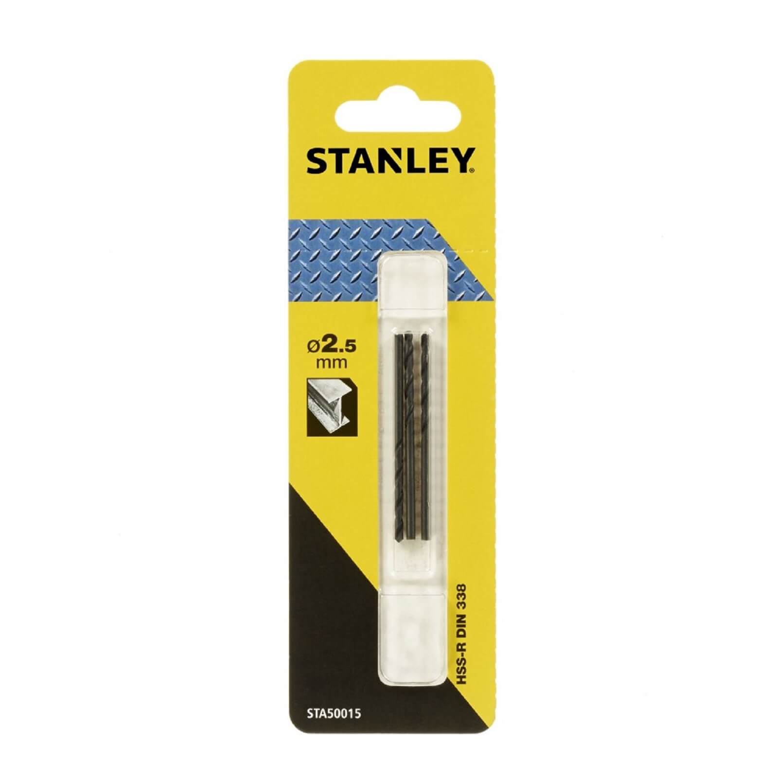 Stanley Metal Drill Bit 2.5mm -STA50015-QZ