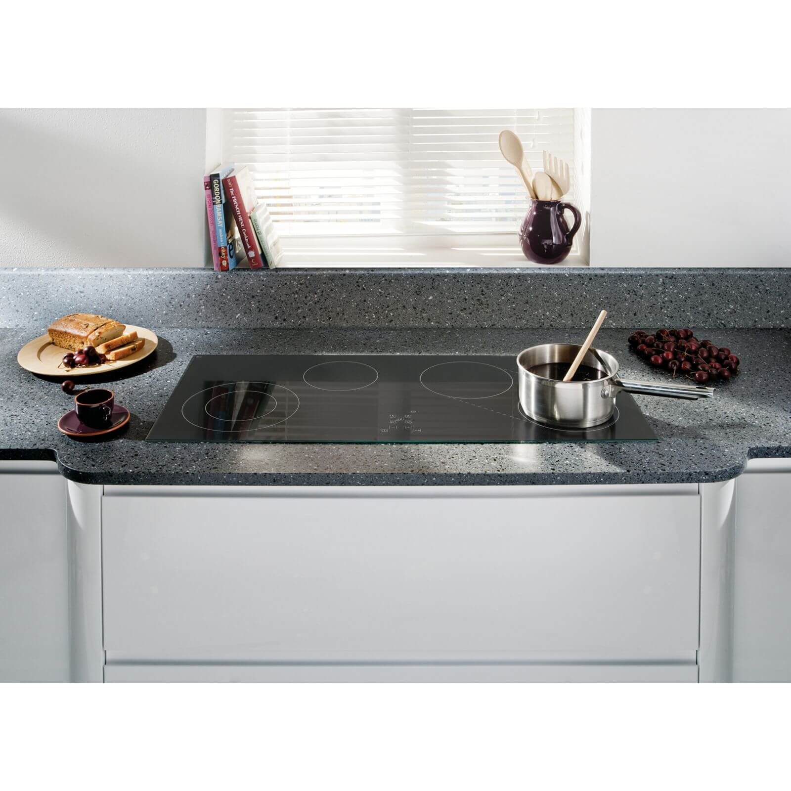Minerva Nimbus Grey Kitchen Worktop - 150 x 65 x 2.5cm