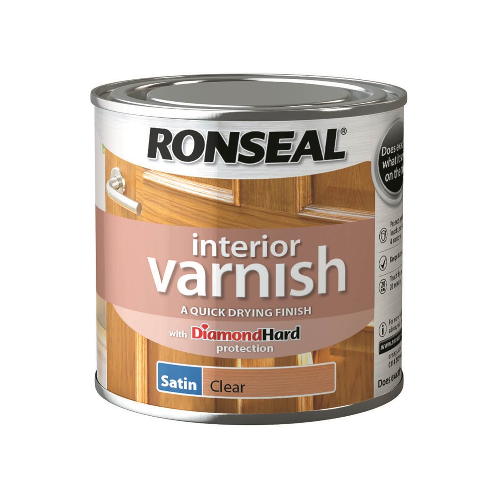 Ronseal Interior Varnish Satin - 250ml