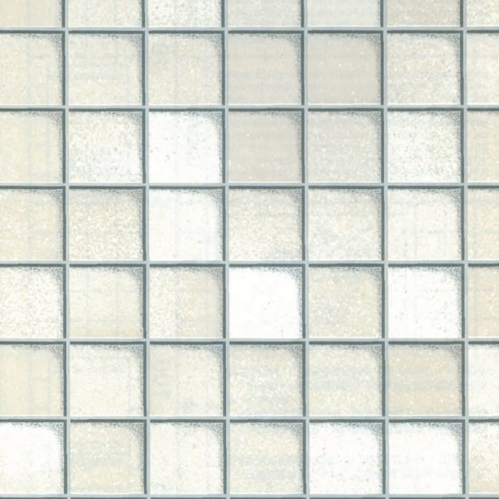Fablon Sticky Back Plastic - White Tile - 675mm x 2m