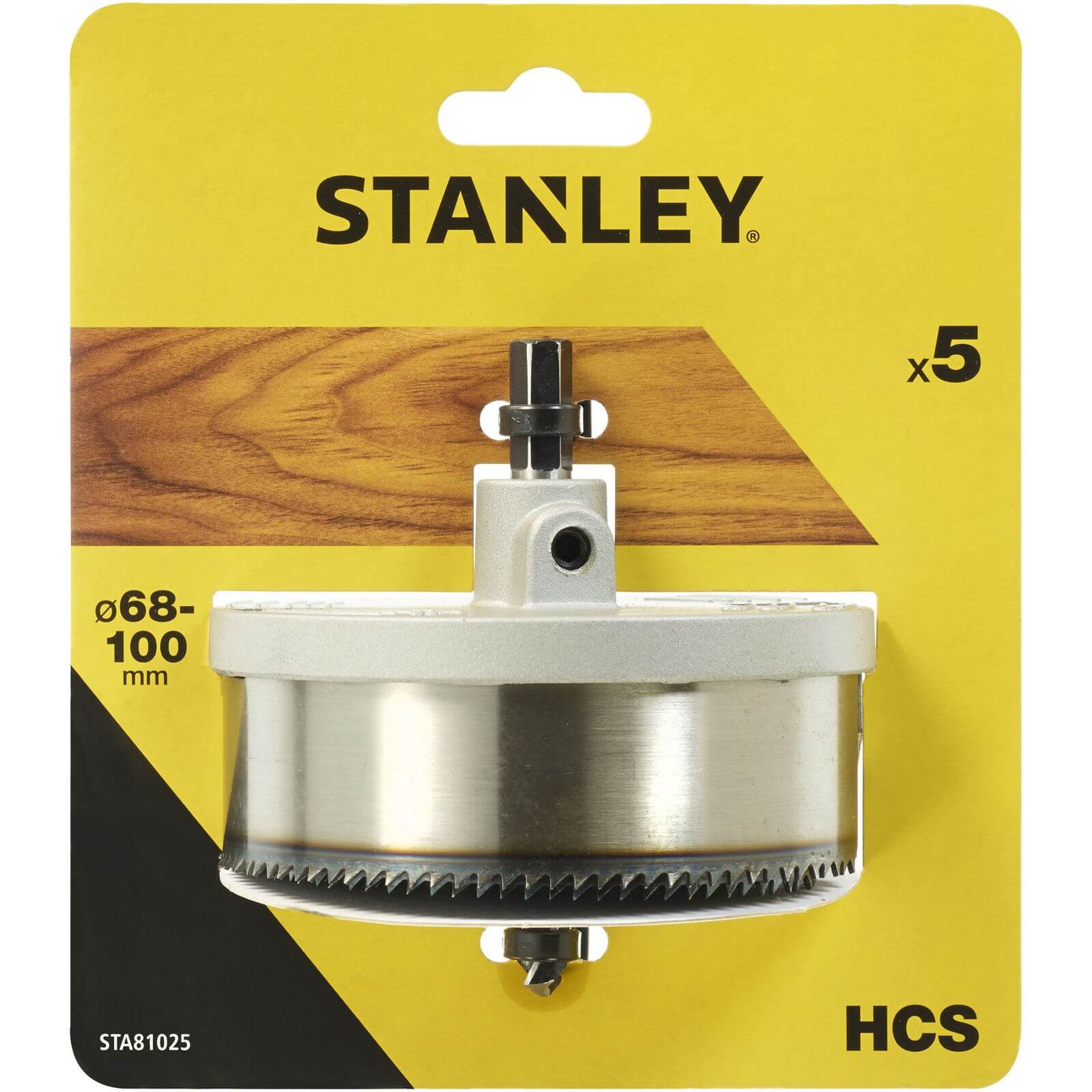 Stanley Holesaw Set 5Pc (68-100mm) - STA81025-XJ