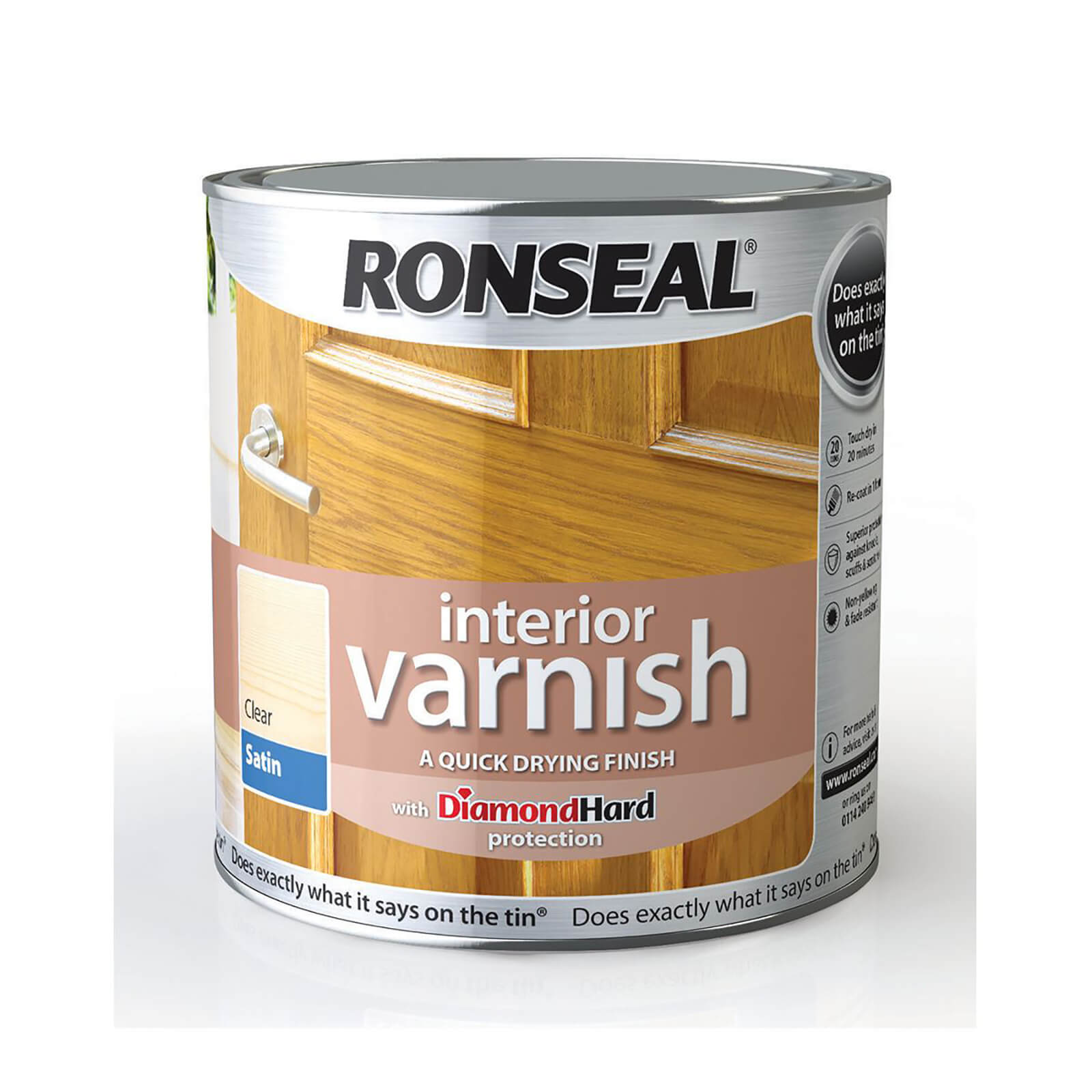 Ronseal Interior Varnish Satin - 2.5L