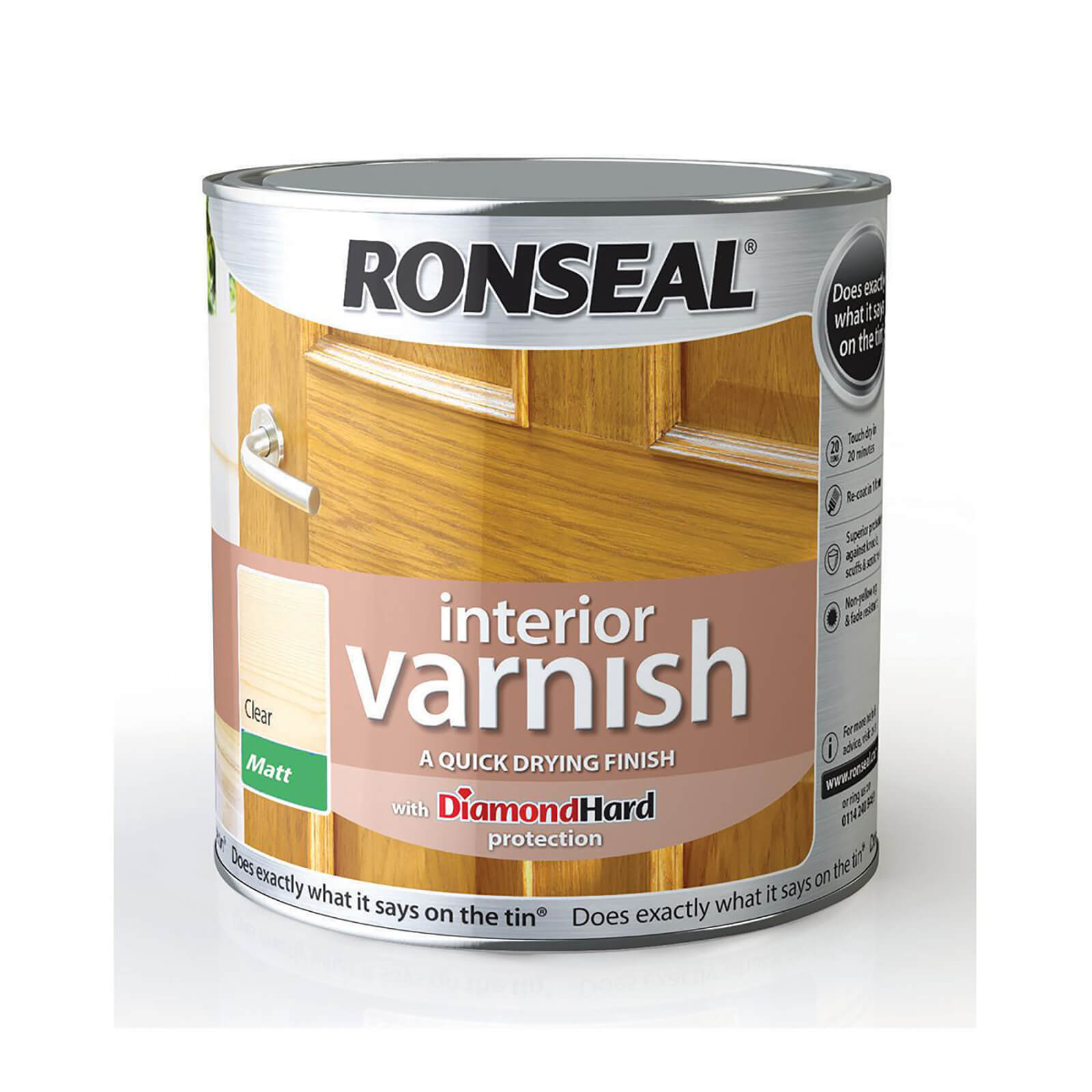 Ronseal Interior Varnish Matt - 2.5L