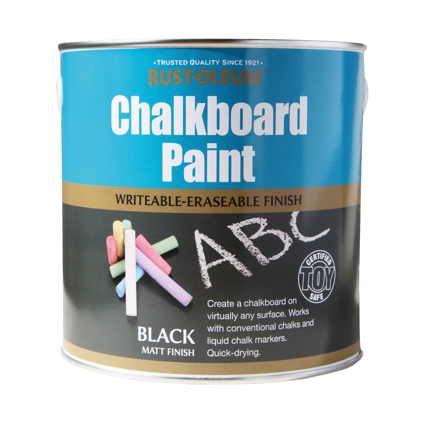Rust-Oleum Black - Chalkboard Paint - 2.5L