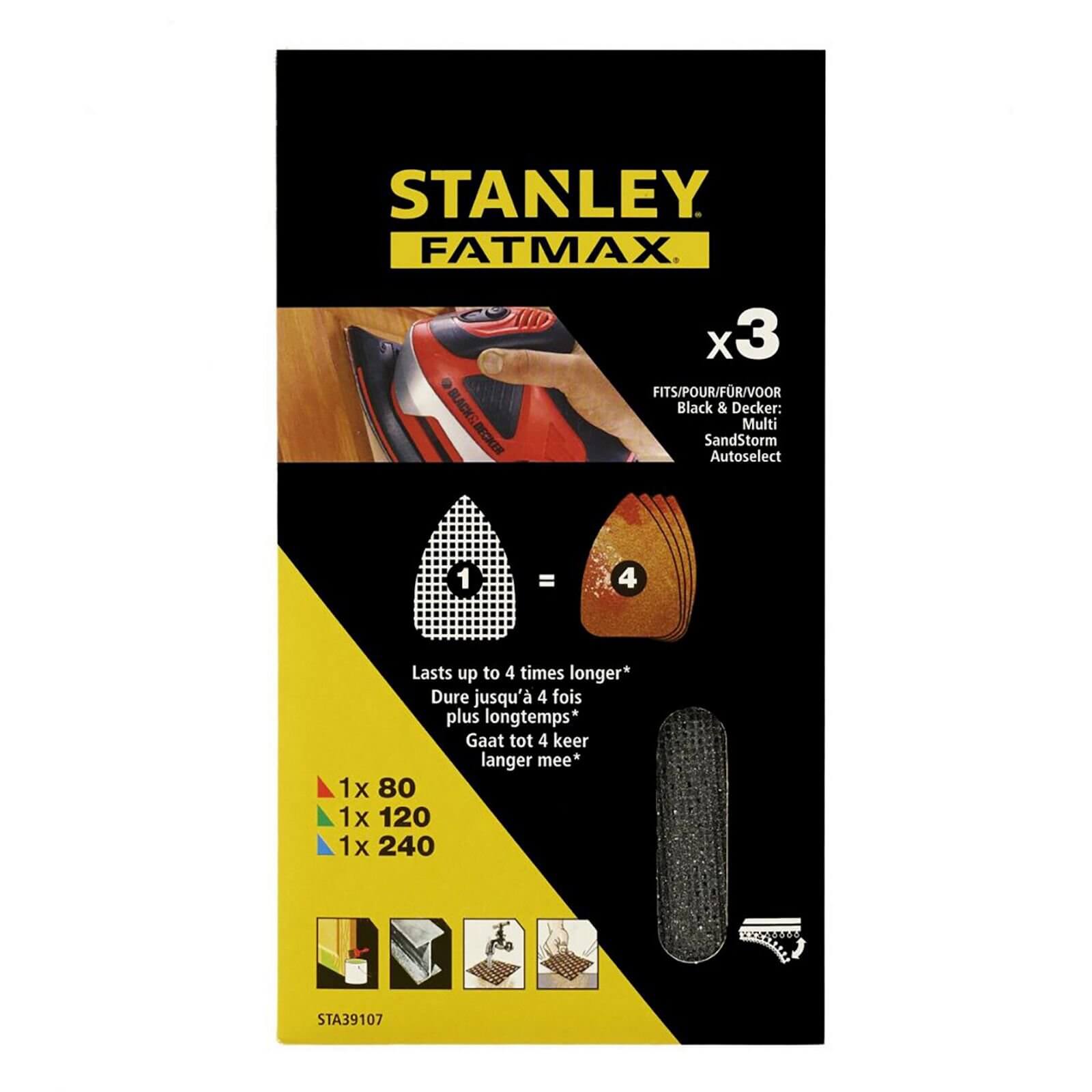 Stanley Fatmax Multisander Sheet MESH Mixed - STA39107-XJ