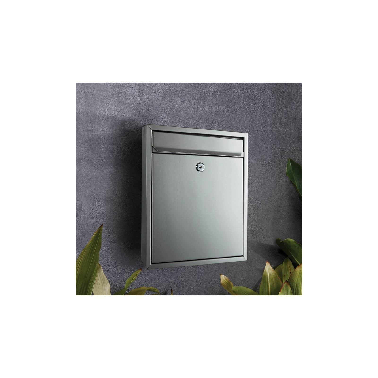 Sandleford Napoli Wall Mounted Mailbox - Stainless Steel