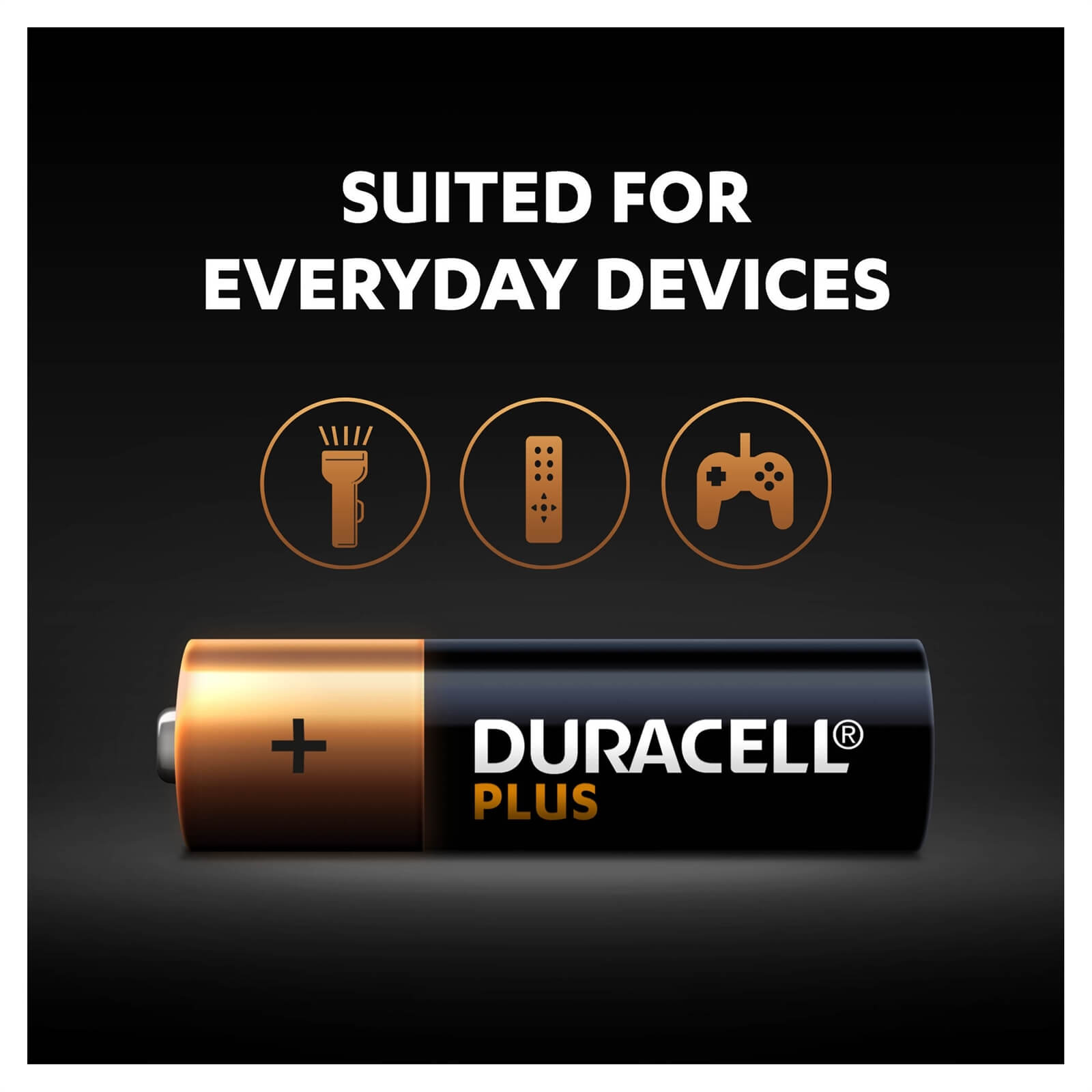 Duracell Plus AA Batteries - 8 Pack
