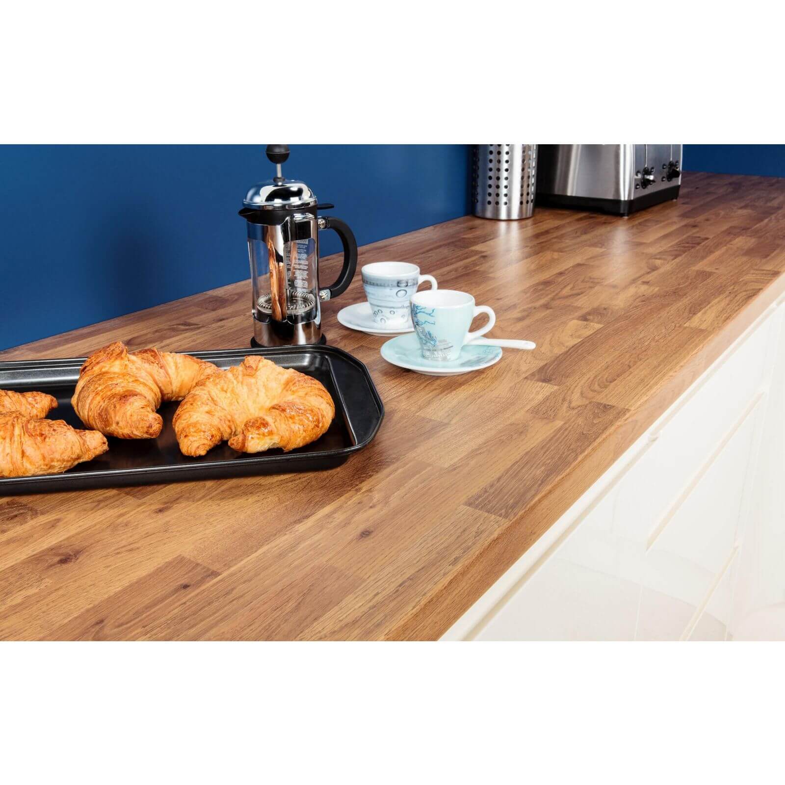 Golden Oak Breakfast Bar - Profile Edge - 200 x 90 x 3.8cm
