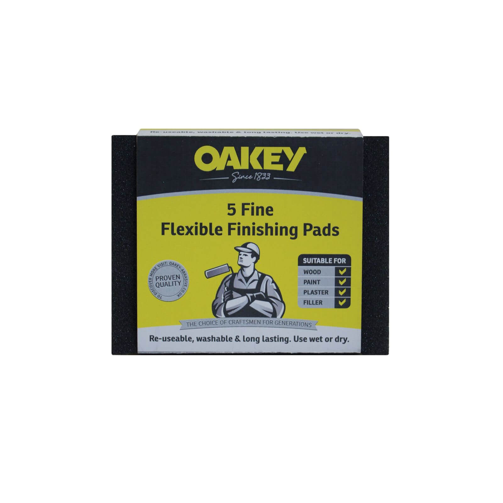 Flexible Foam Contour Handpad - Fine - 5 pack