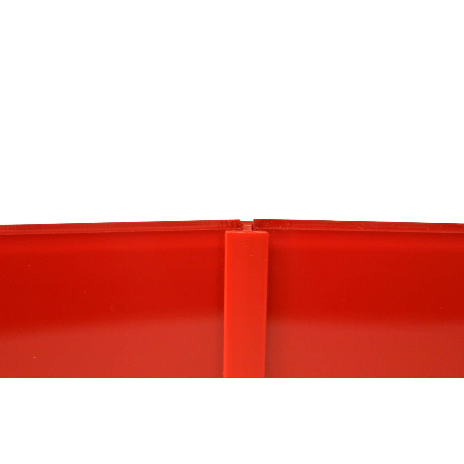 Zenolite Colour Matched PVC Straight Joint - Splashback Profile - 1250mm - Red