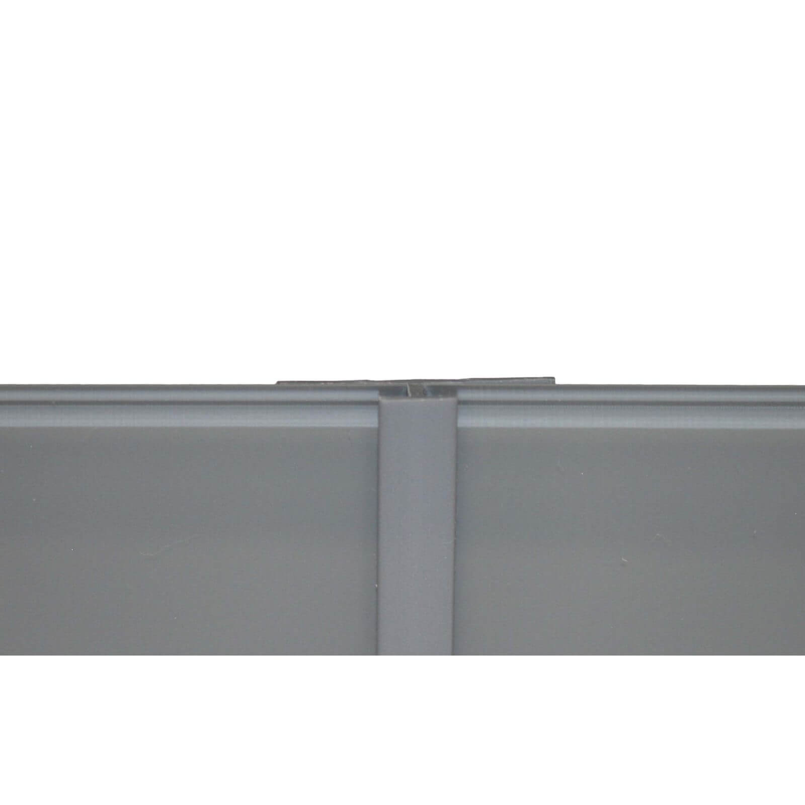 Zenolite Colour Matched PVC Straight Joint - Splashback Profile - 1250mm - Grey