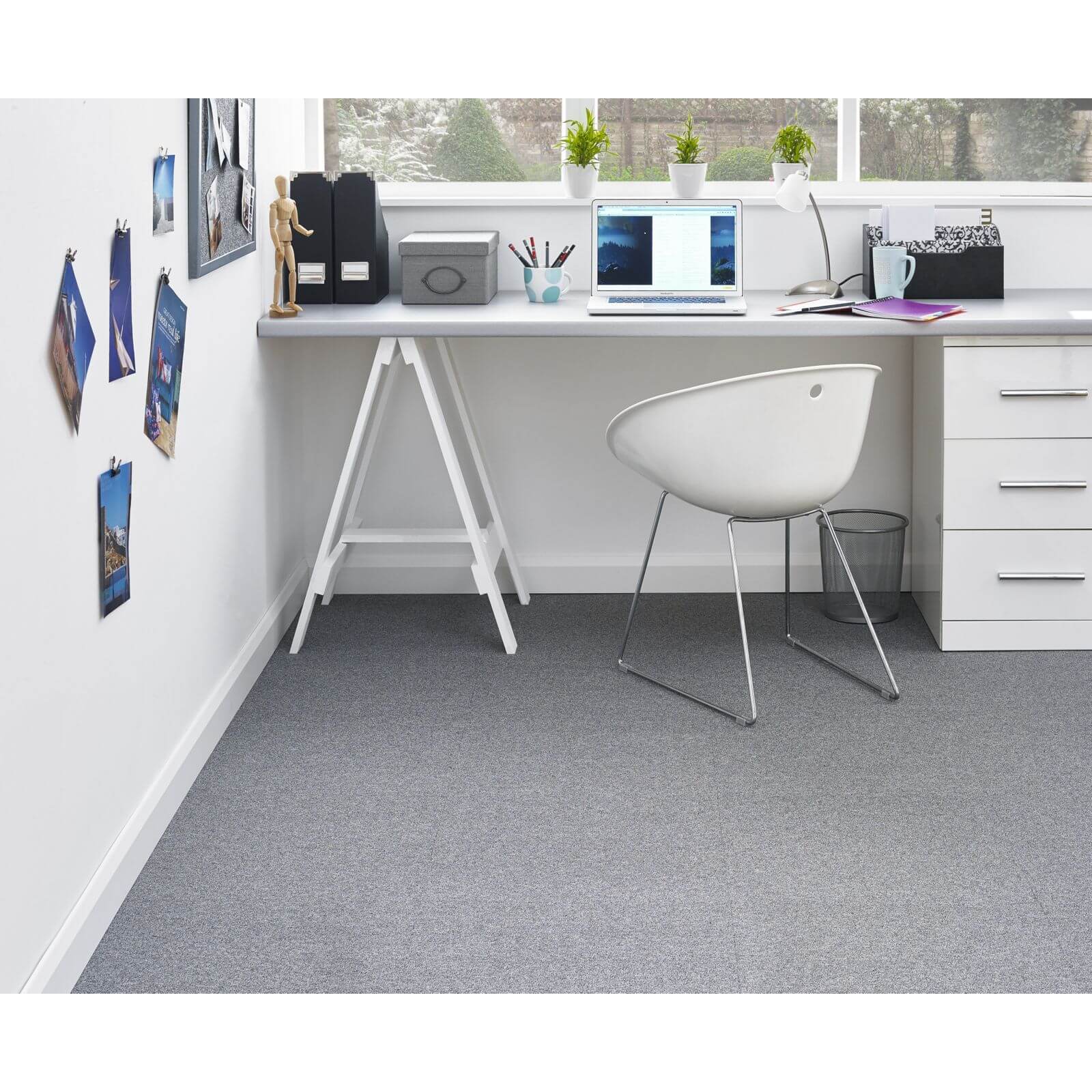 Vitrex Value Carpet Tile 500 x500mm - Grey