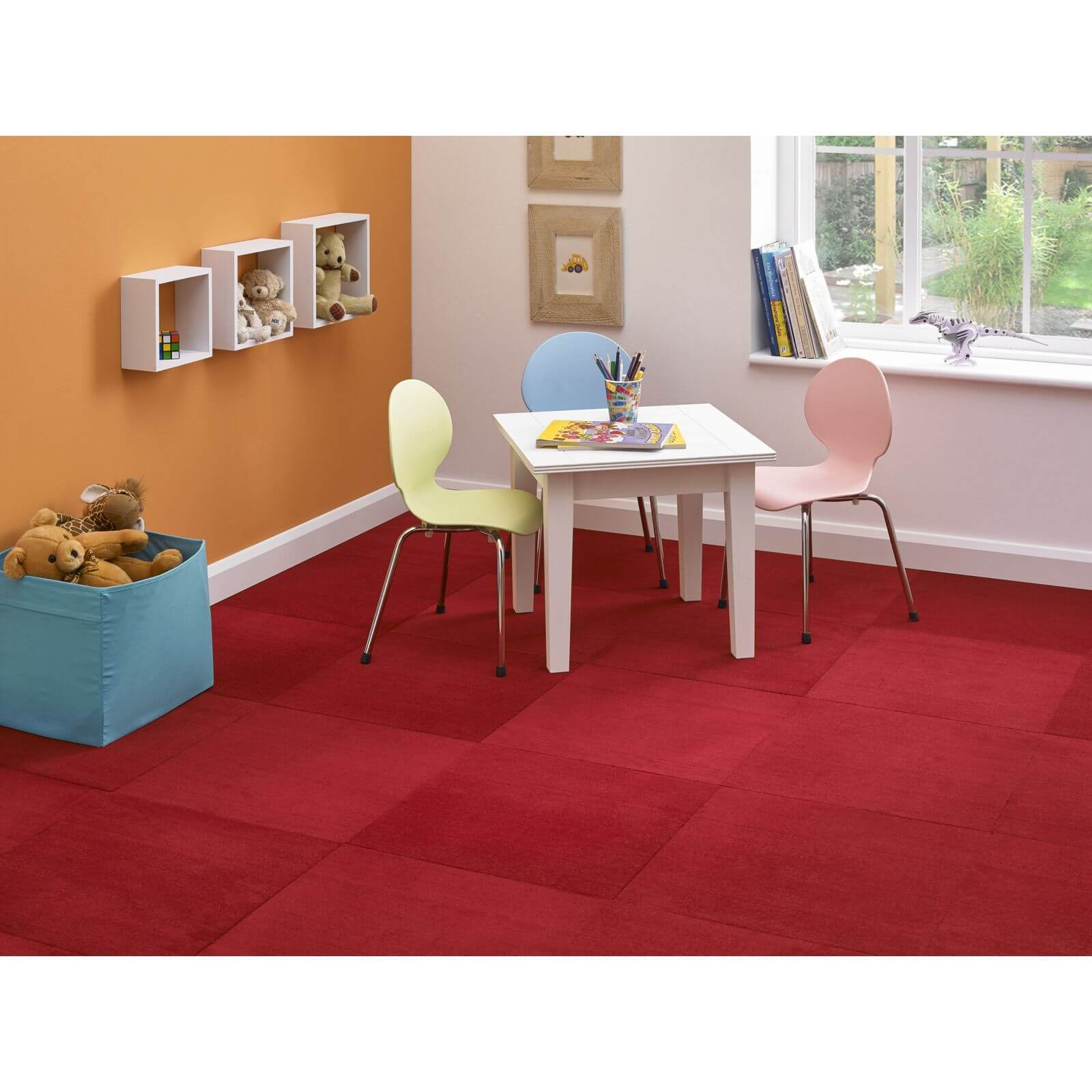 Vitrex Premium Carpet Tile 500 x500mm - Red