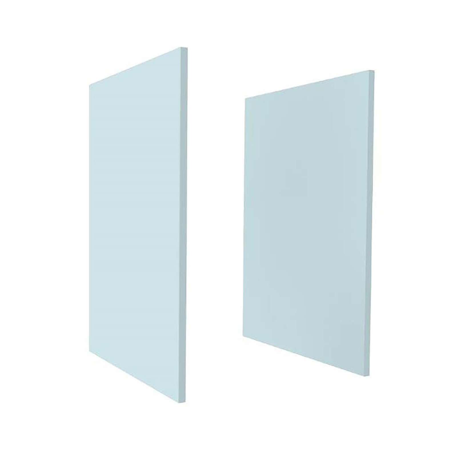 Country Light Blue Wall Replacement Panels - Pair