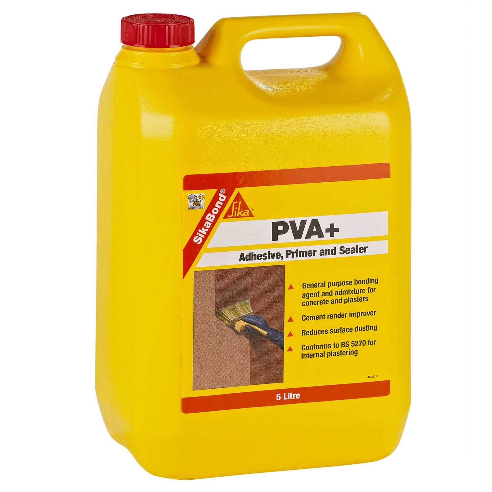 Sikabond PVA+ Adhesive & Primer - 5L