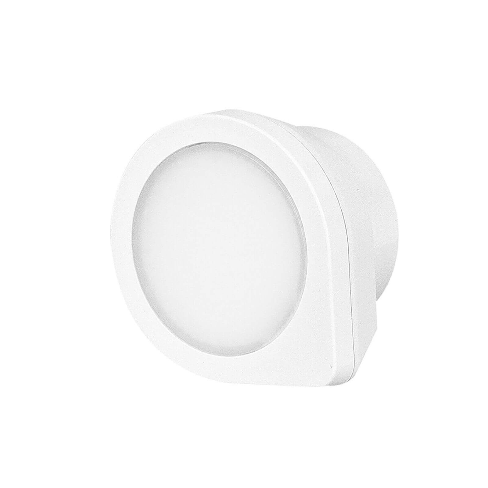 Mini Q Shaped Light White Twin Pack