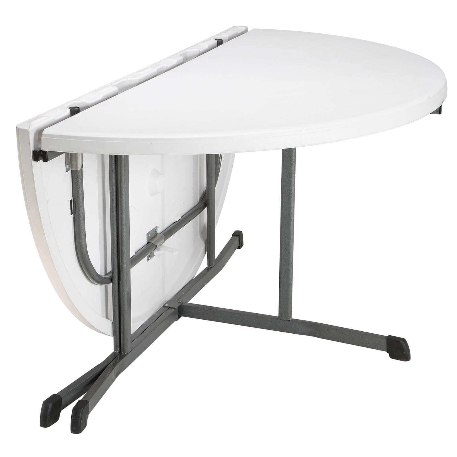 Lifetime 60 Inch Round Fold-In-Half Table