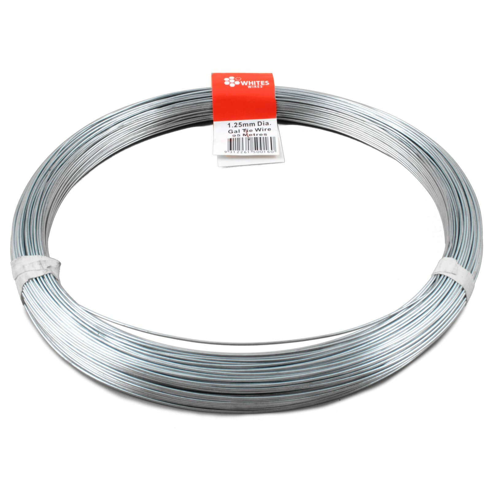 Whites Steel Tie Wire - 1.25mm x 95m