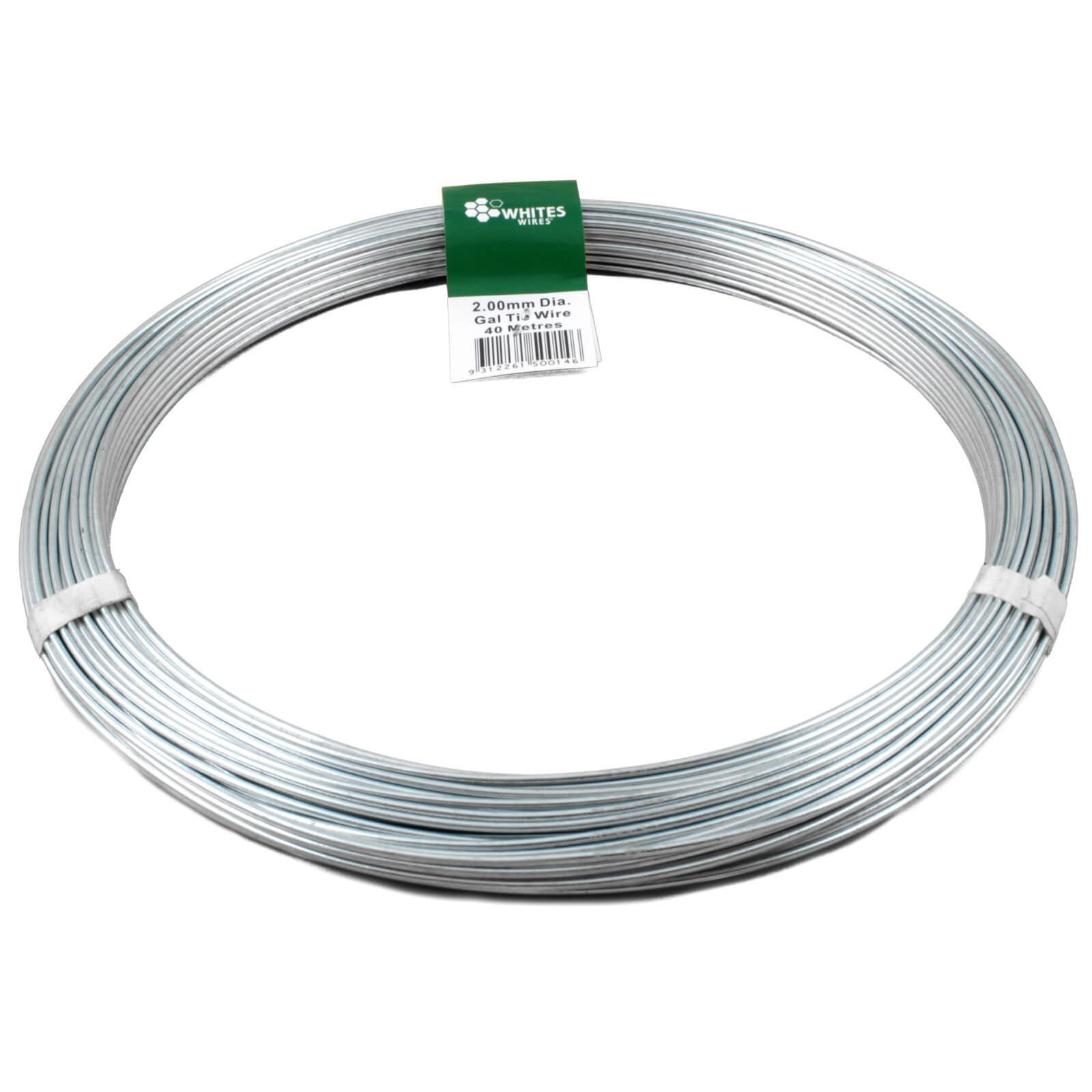Whites Steel Tie Wire - 40m x 2mm