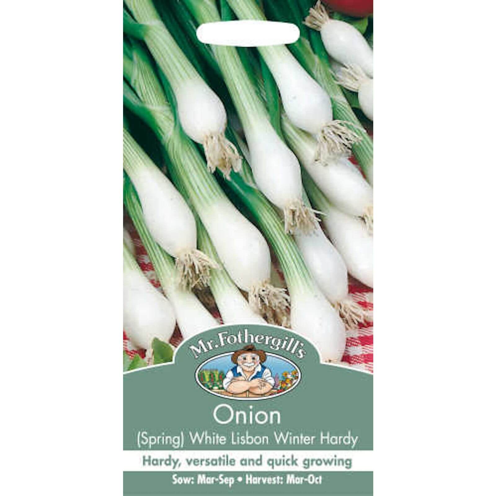Mr. Fothergill's Spring Onion White Lisbon Winter Hardy (Allium Cepa) Bulbs