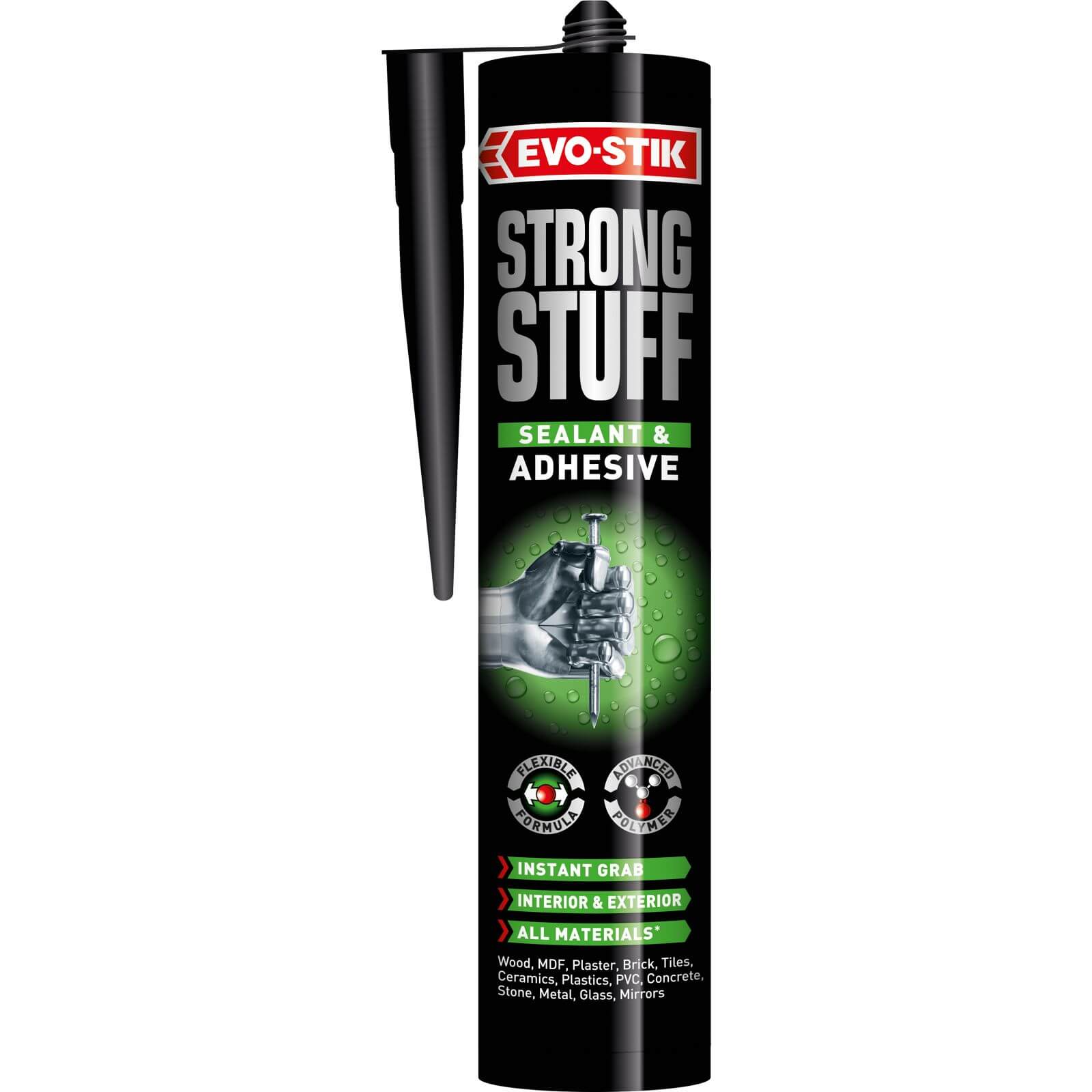 Evo-Stik Strong Stuff Sealant & Adhesive Black & Green