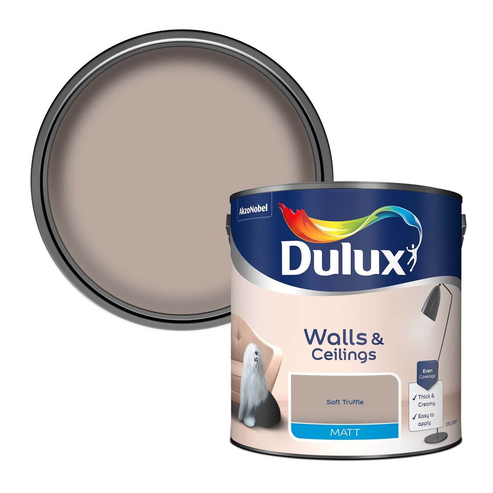 Dulux Matt Emulsion Paint Soft Truffle - 2.5L