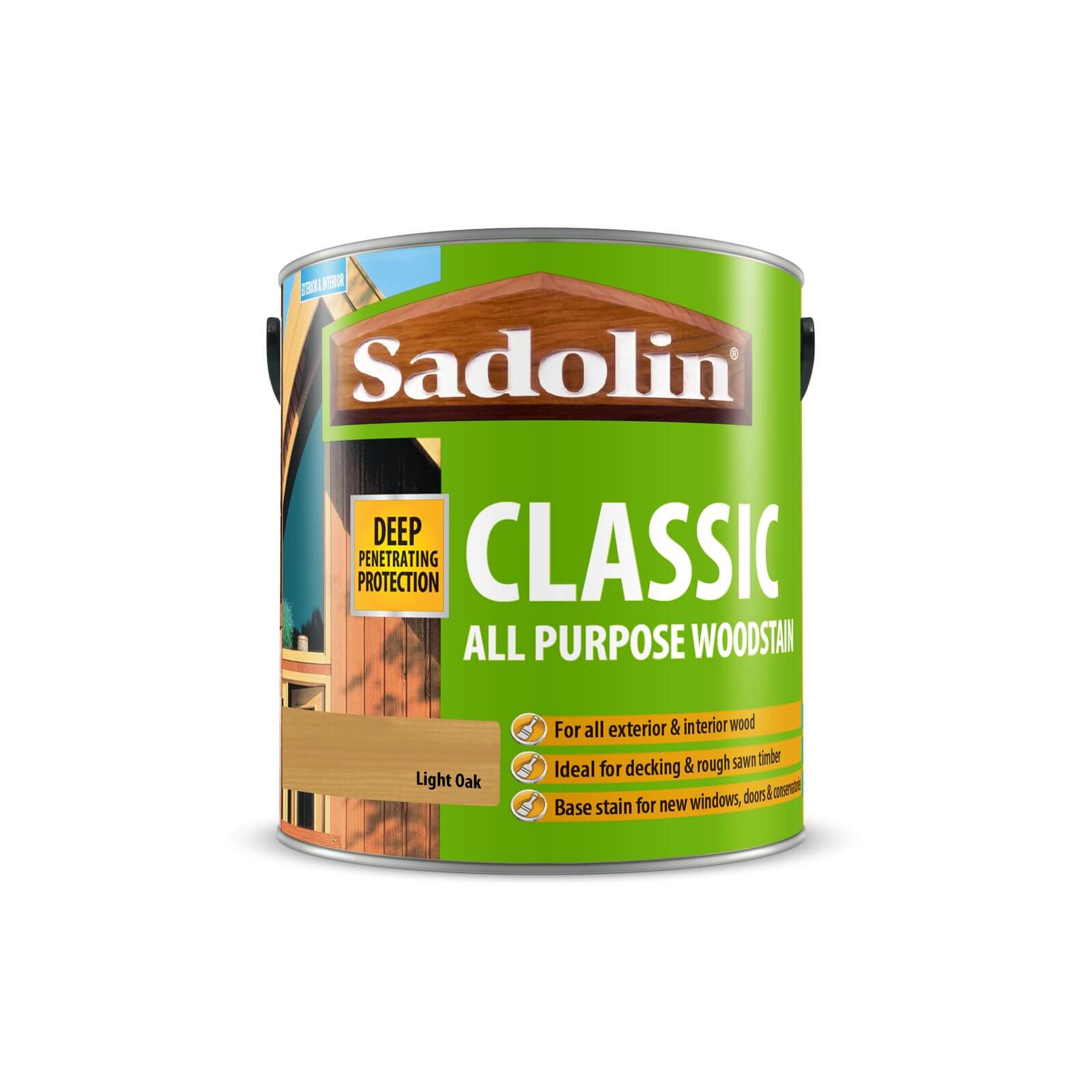 Sadolin Classic All Purpose Woodstain Light Oak - 2.5L