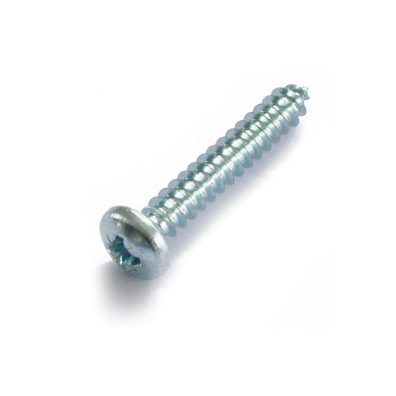 Self Tapping Screw - Bright Zinc Plated - 6 x 20mm - 10 Pack