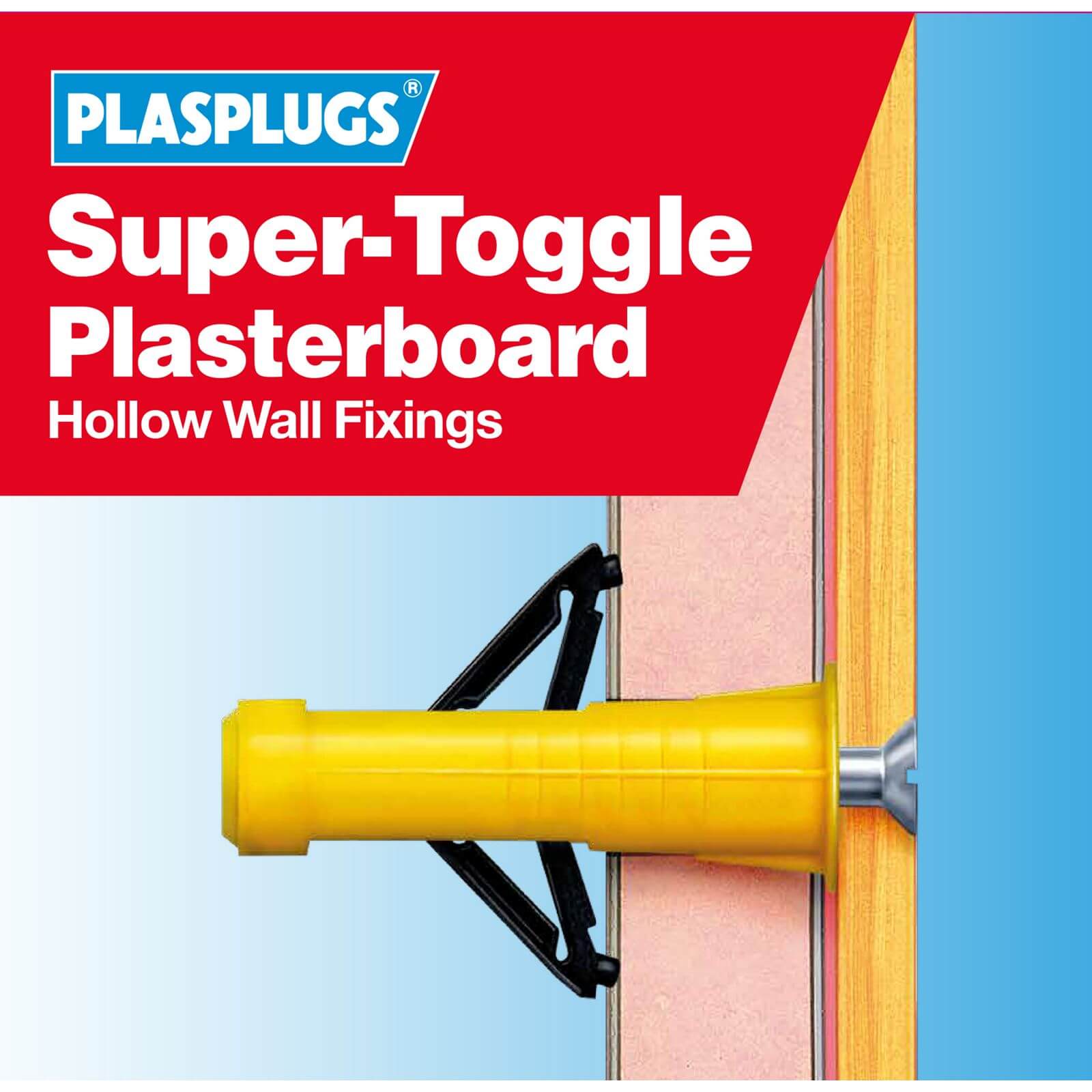 Plasplugs Super Toggle Fixings Clip Pack x 20