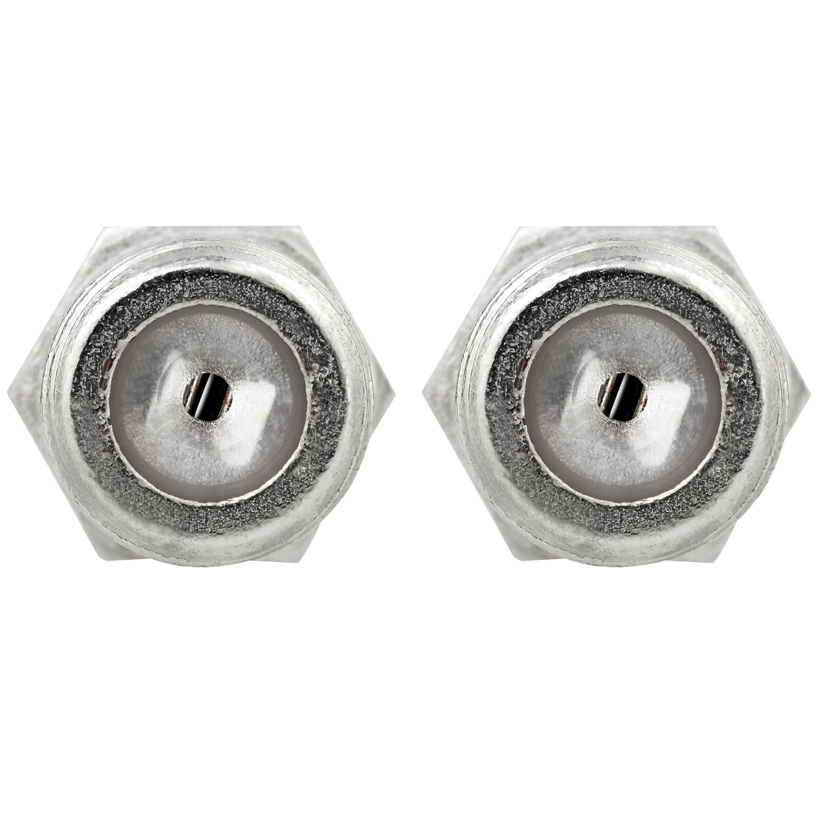 Ross Satellite Cable Couplers Nickel 2 Pack