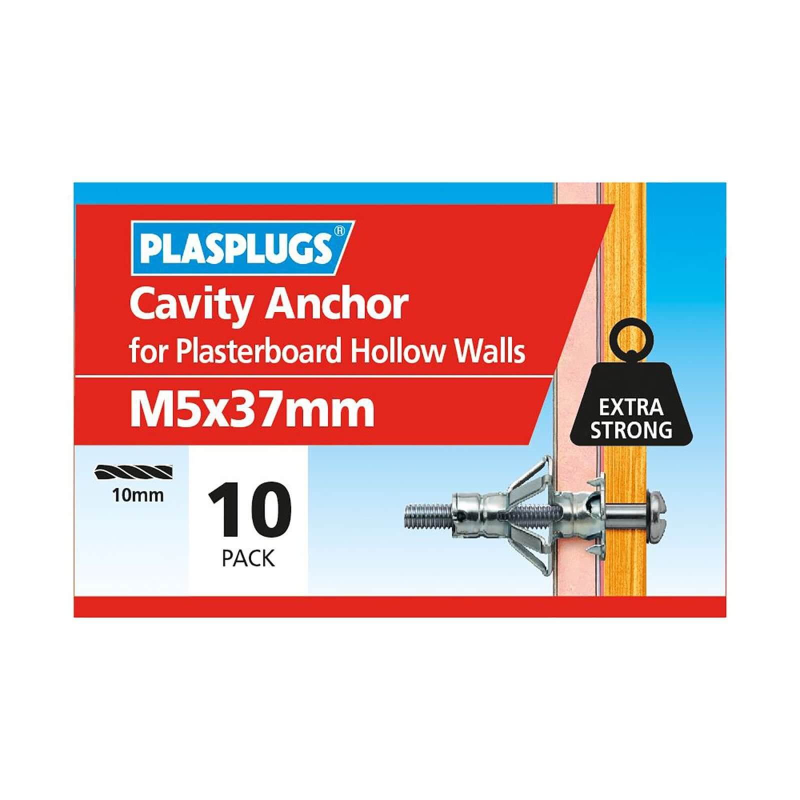 Plasplugs Cavity Anchor M5 x 10