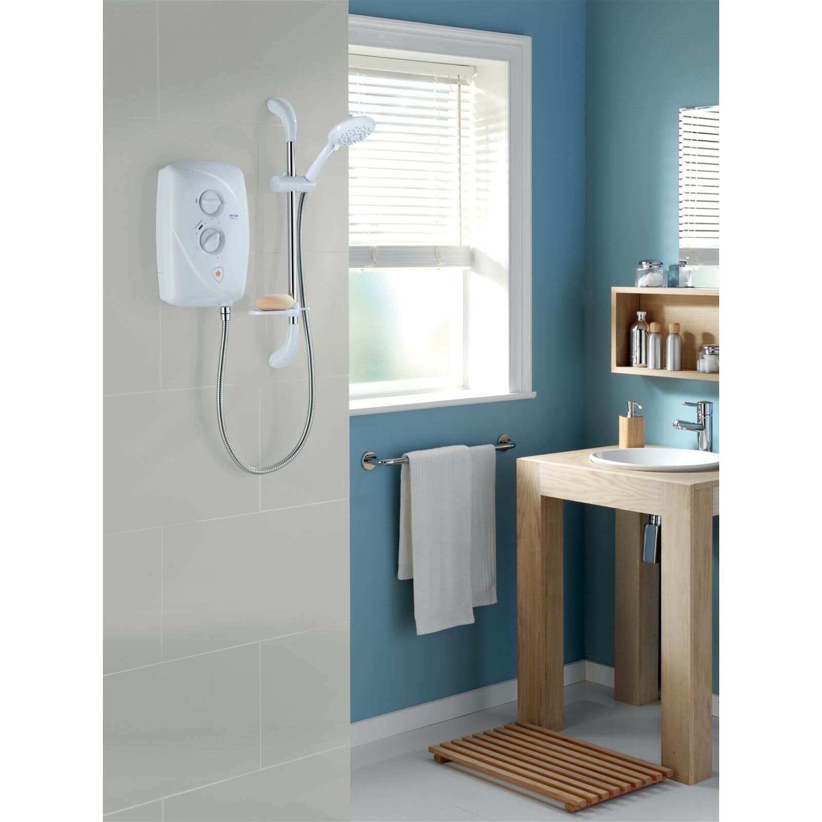 Triton T80Easi-Fit 8.5kW Electric Shower - White