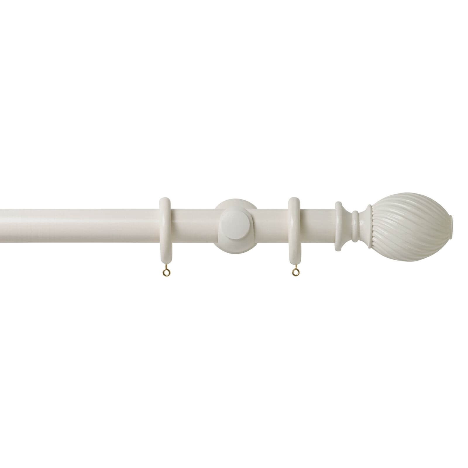 Panacotta 35mm Curtain Pole with Acorn Finial 2.4m