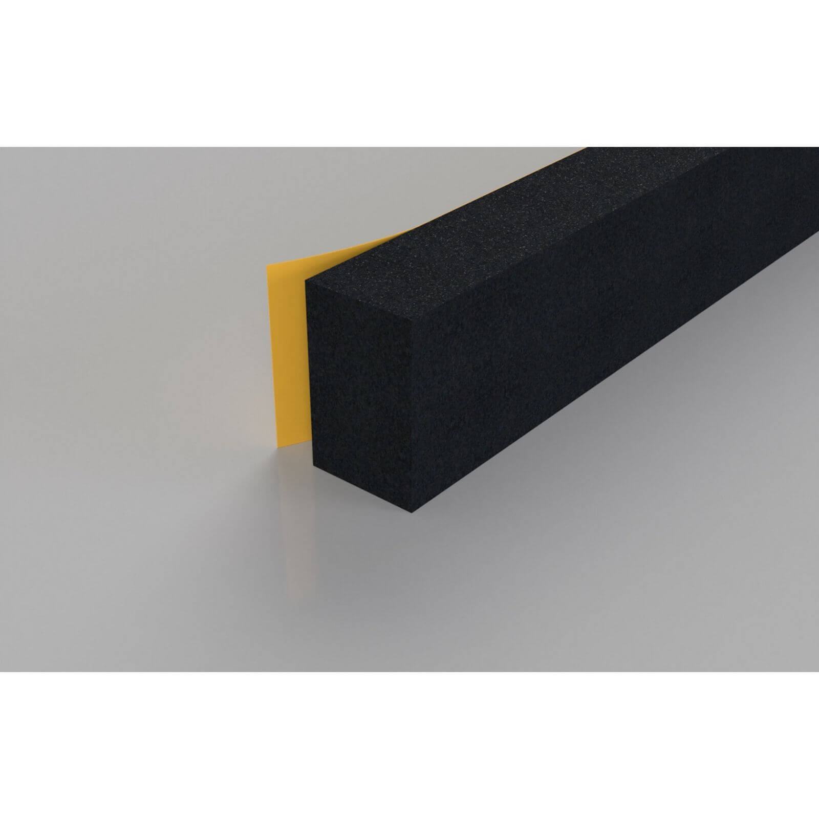 Stormguard Extra Thick Foam Draught Excluder Seal 3.5m - Black