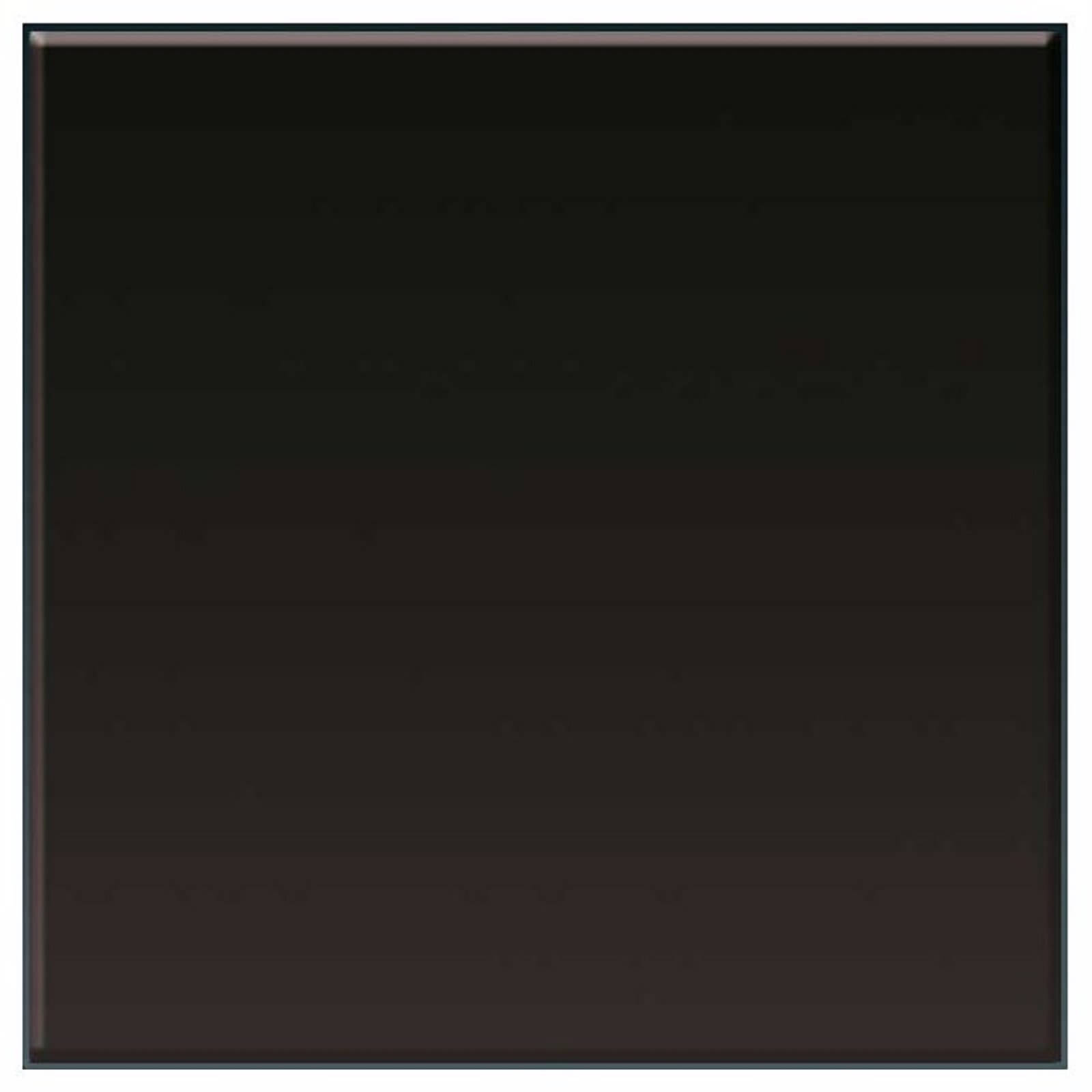 CDA CSB7BL Square Metal Splashback - 75 x 70cm - Black