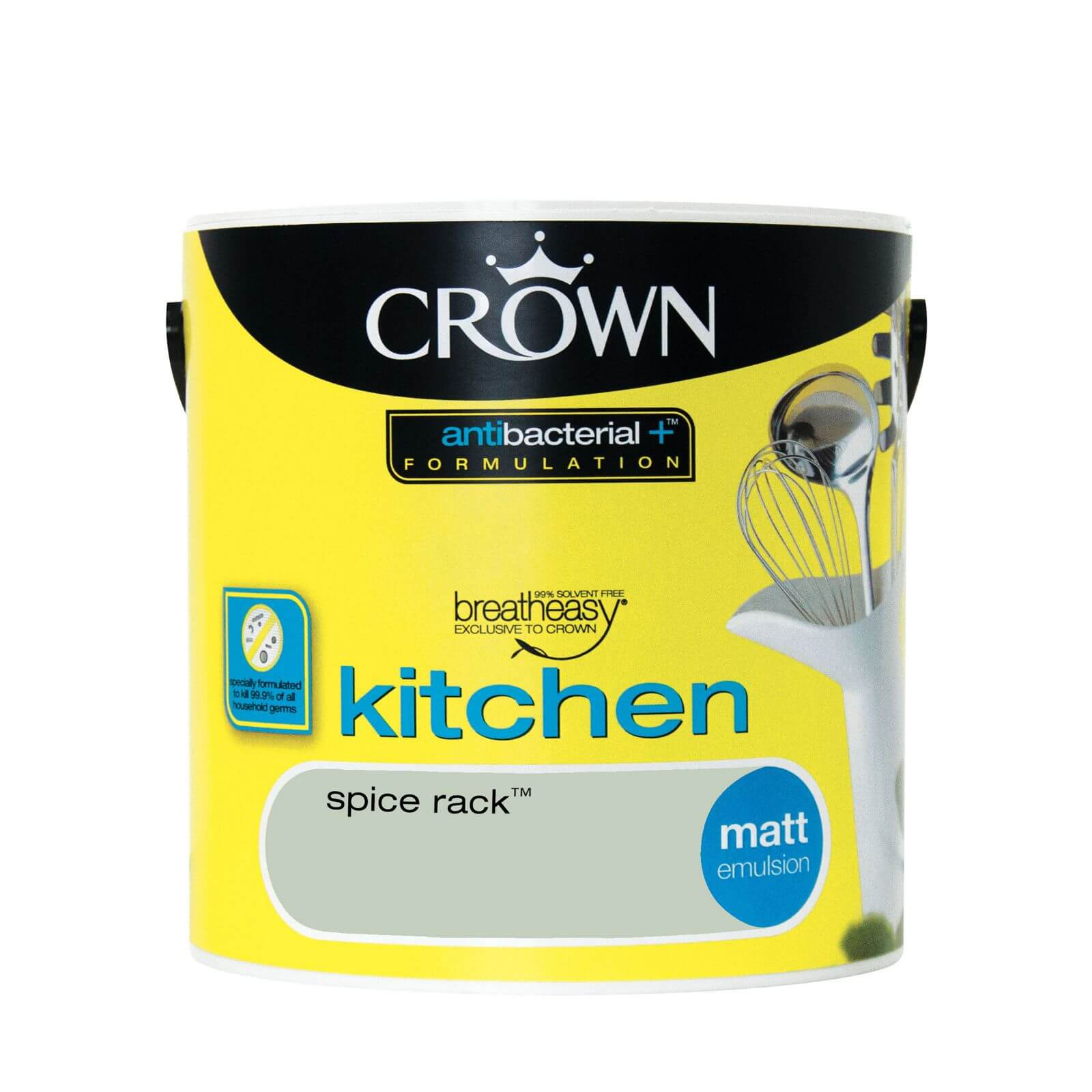 Crown Breatheasy Kitchen -  Spice Rack -  Matt Paint -  2.5L