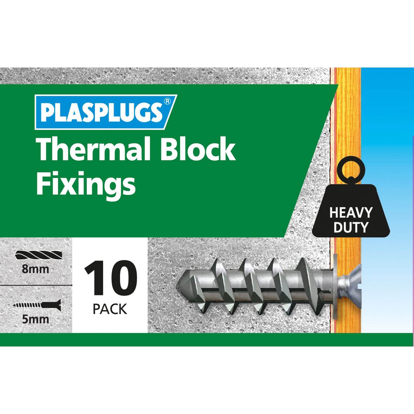 Plasplugs Thermal Block Fixings