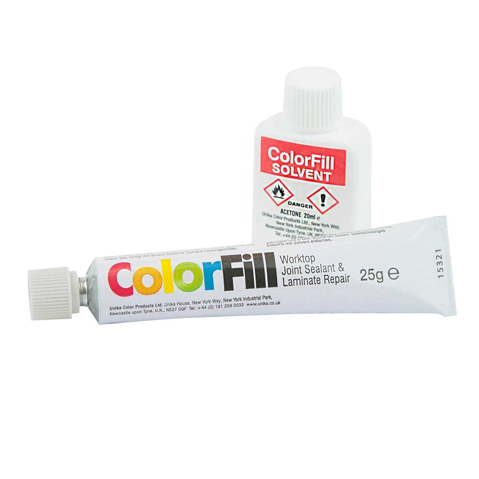 Unika Colorfill And Solvent Polar White - 25g