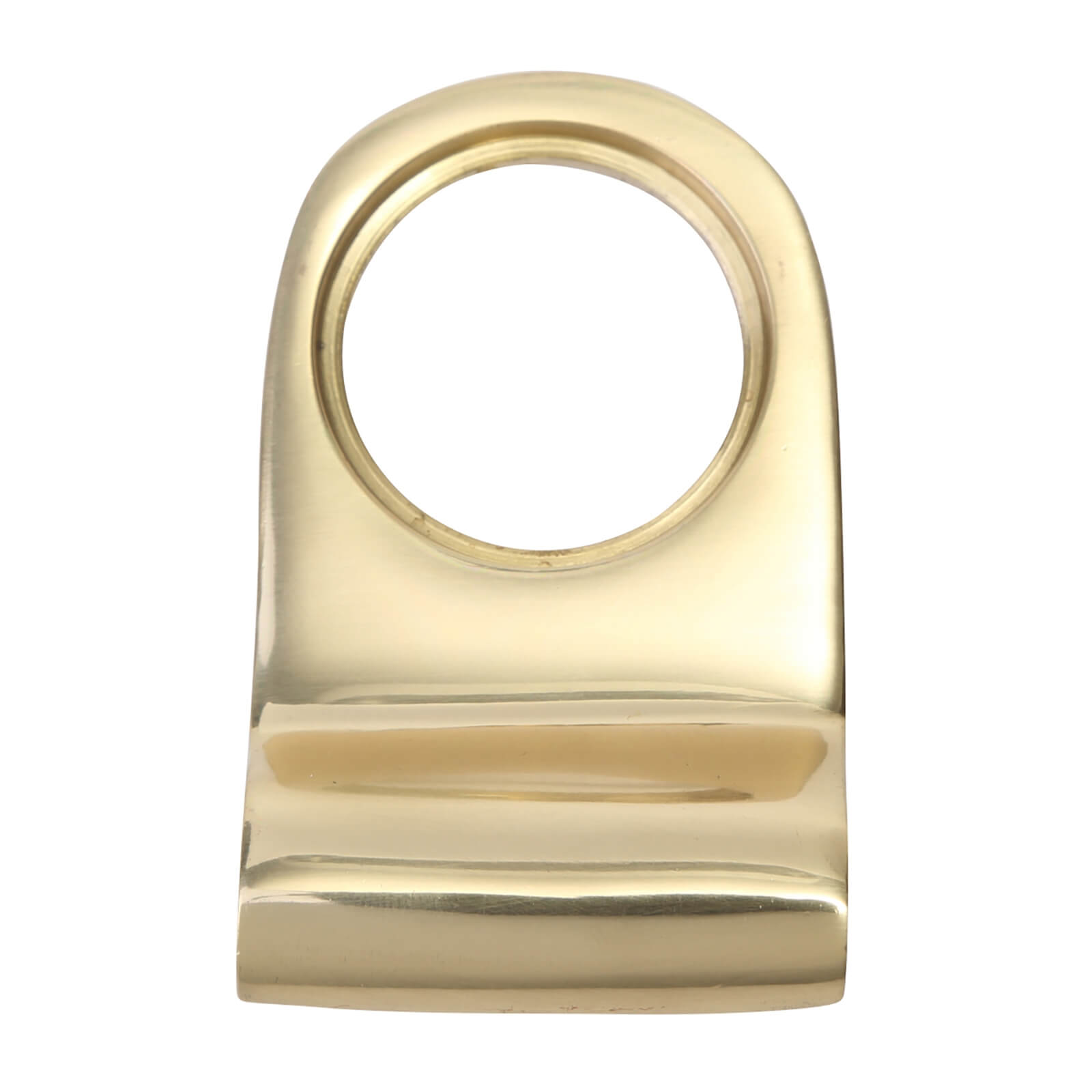 Cylinder Pull - Polished Brass