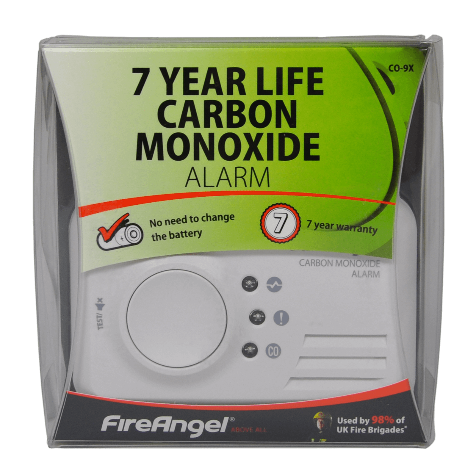 FireAngel Carbon Monoxide Alarm 7 Year Life
